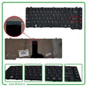 کیبورد لپ تاپ توشیبا Toshiba L600